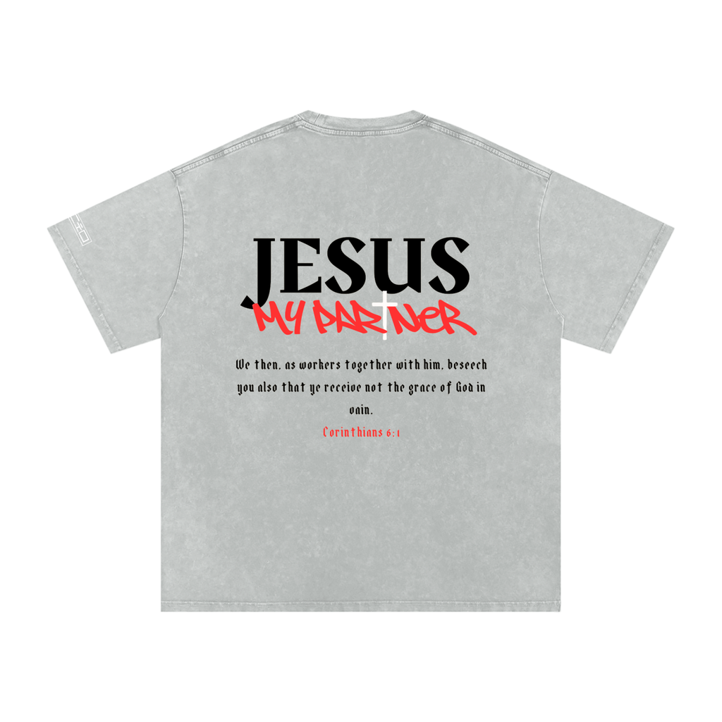 Jesus Partner Oversized Tee