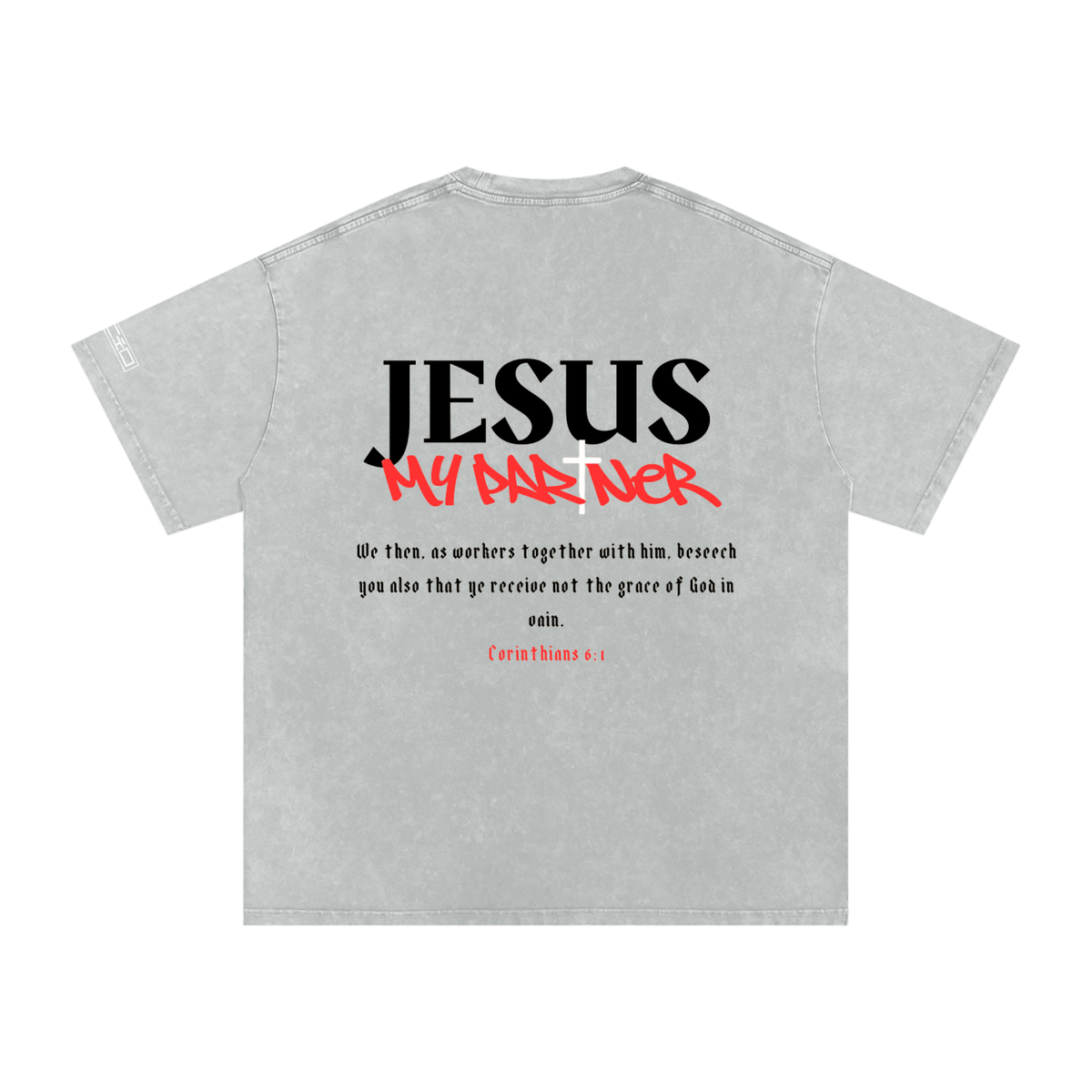 Jesus Partner Oversized Tee