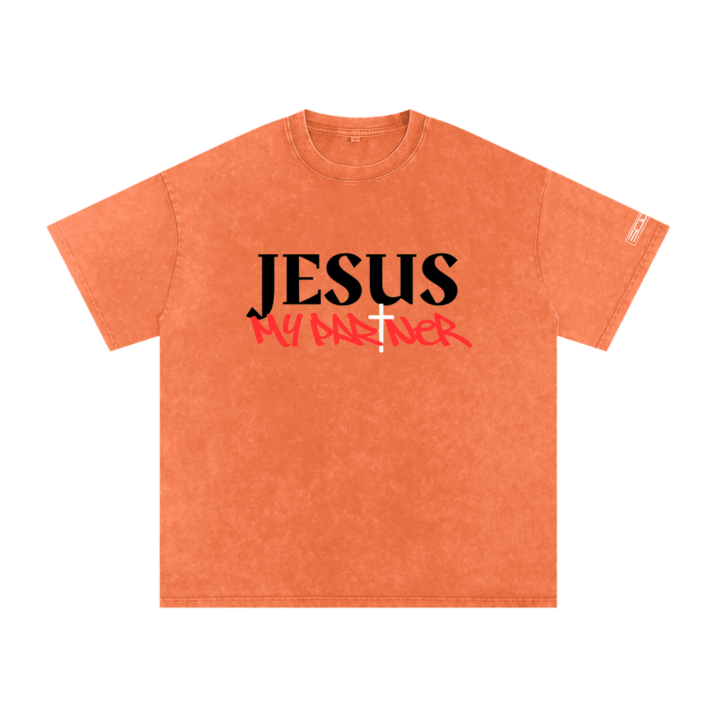 Jesus Partner Oversized Tee