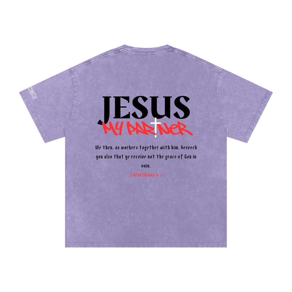 Jesus Partner Oversized Tee