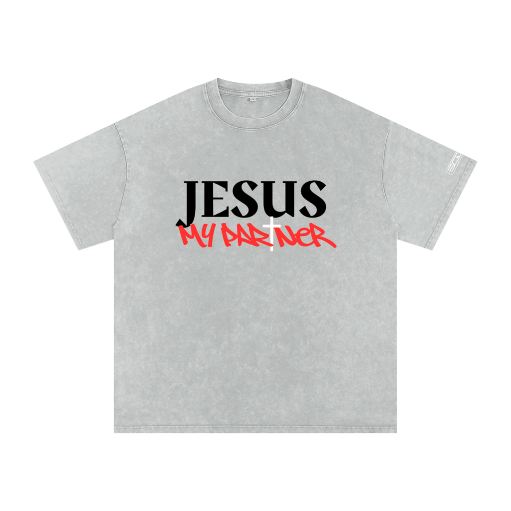 Jesus Partner Oversized Tee