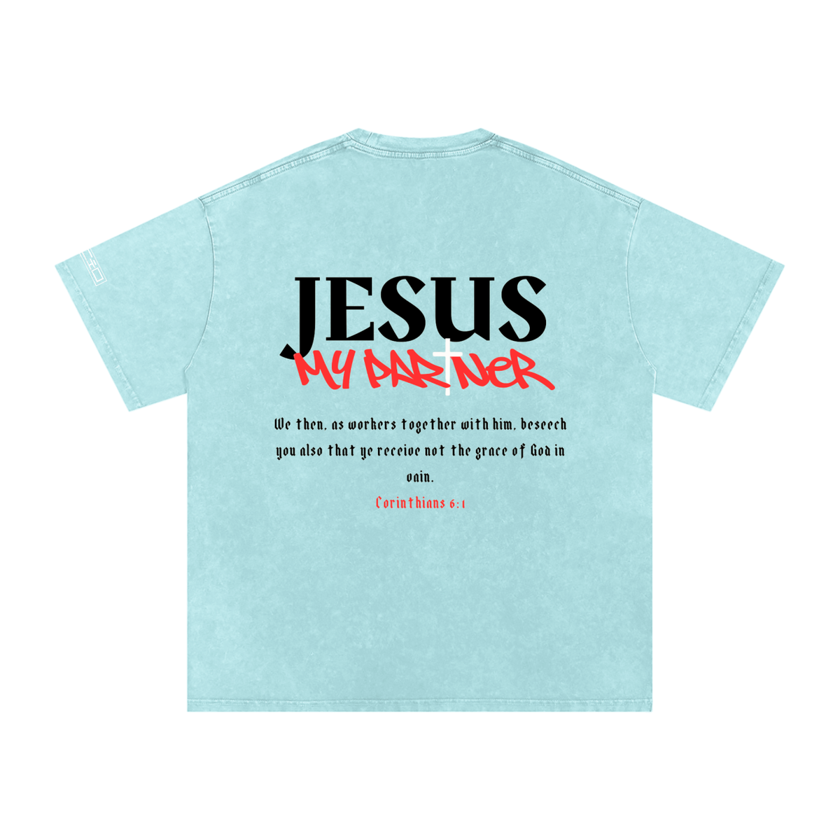 Jesus Partner Oversized Tee