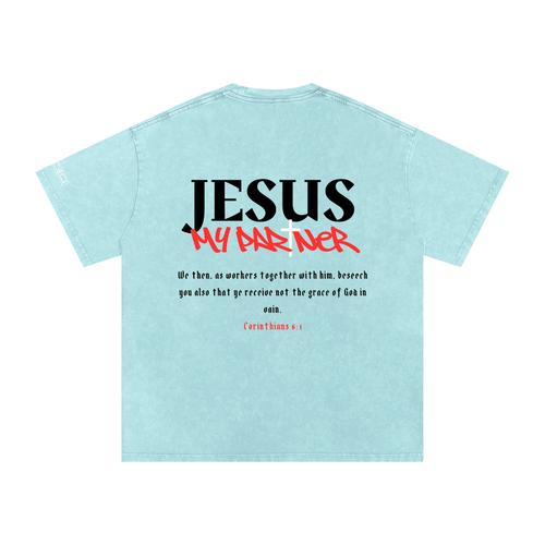 Jesus Partner Oversized Tee