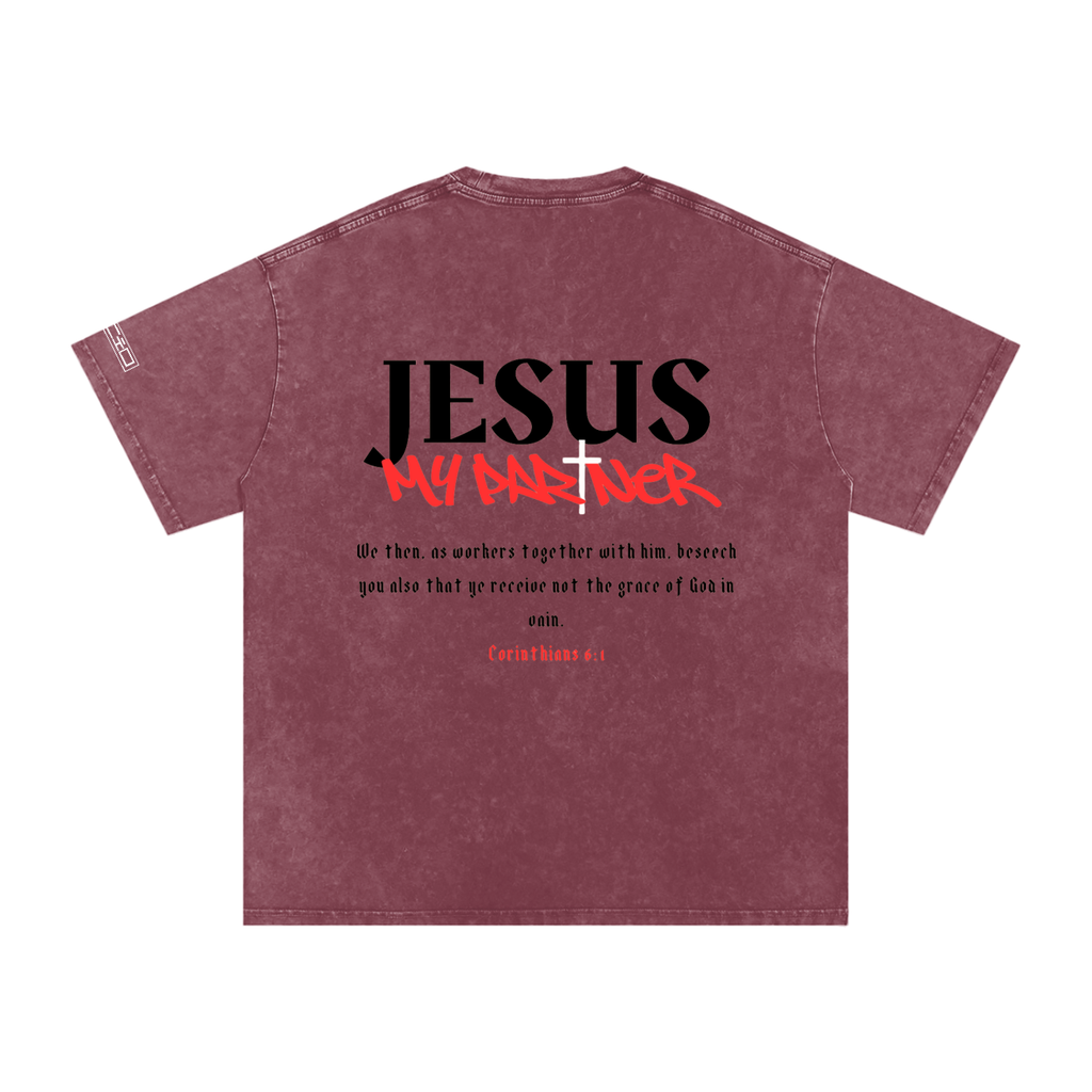 Jesus Partner Oversized Tee