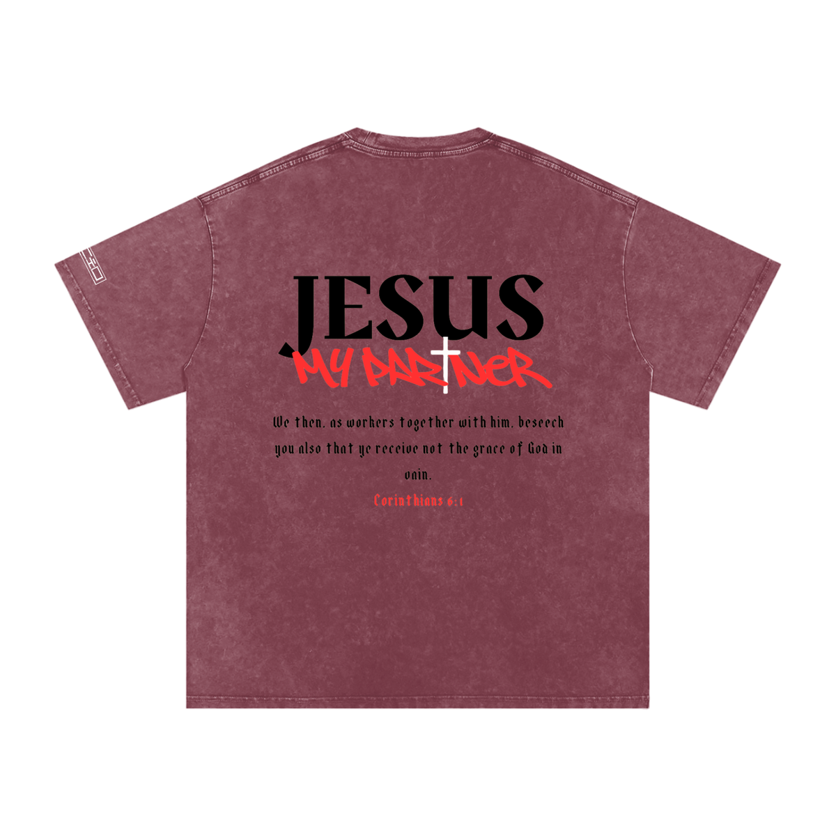 Jesus Partner Oversized Tee