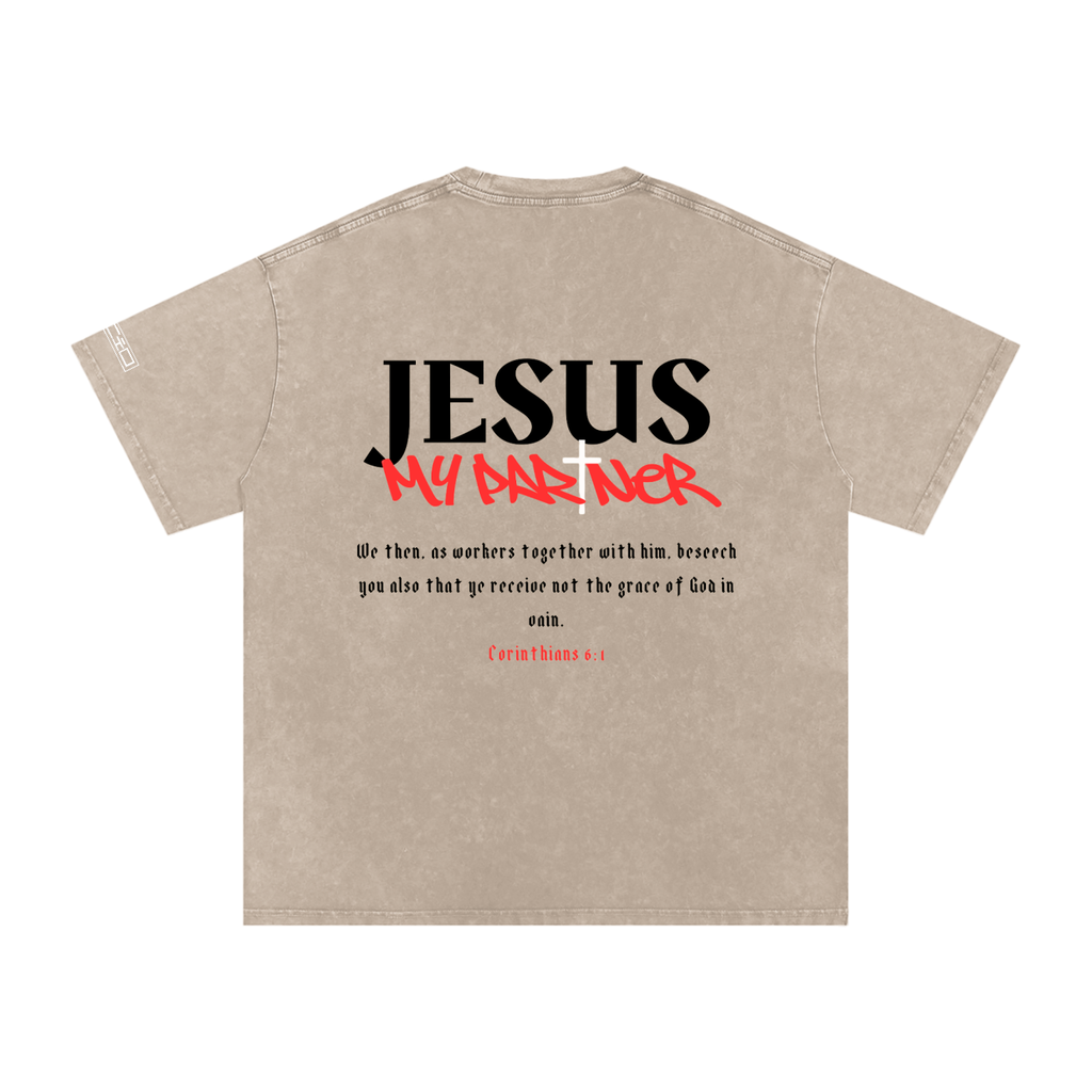 Jesus Partner Oversized Tee