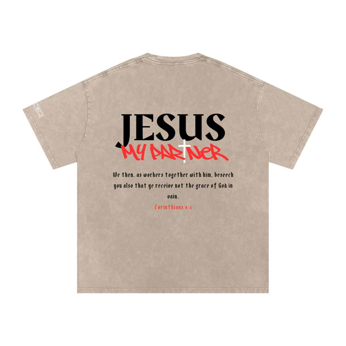 Jesus Partner Oversized Tee