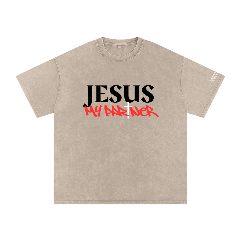 Jesus Partner Oversized Tee