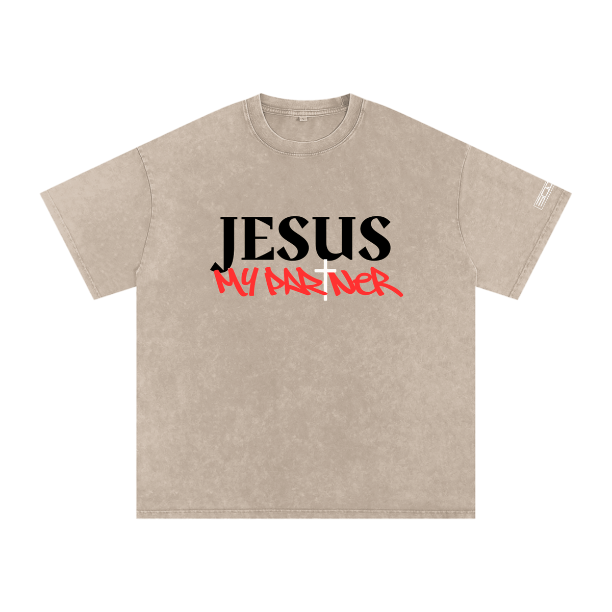 Jesus Partner Oversized Tee