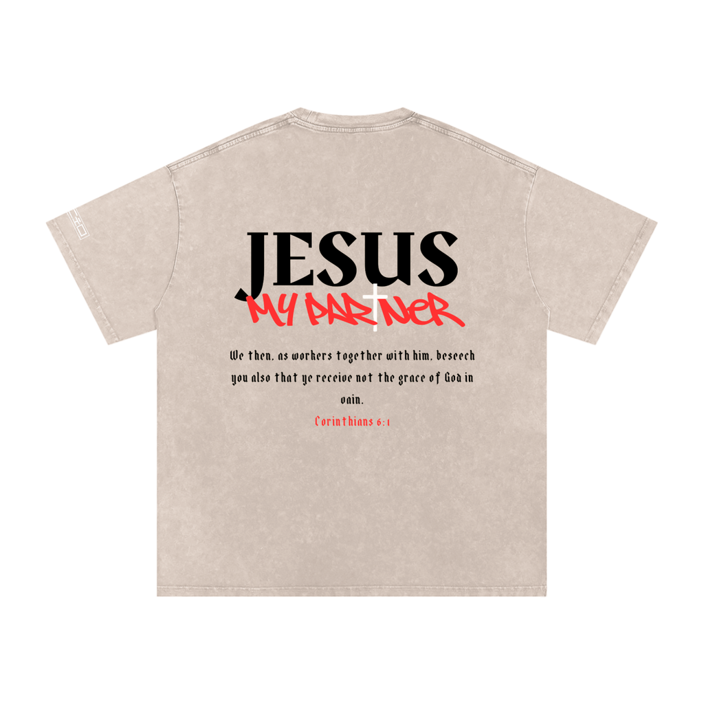 Jesus Partner Oversized Tee