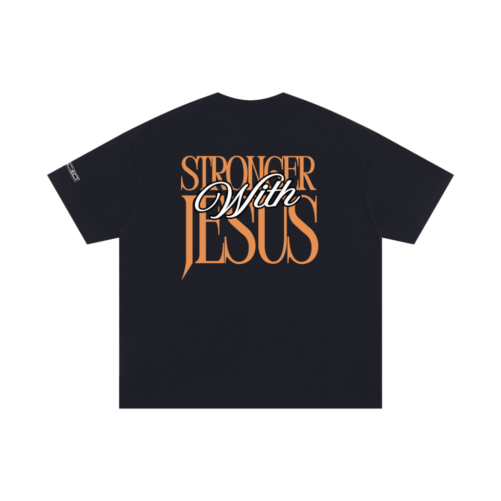 Stronger With Jesus Oversized Tee