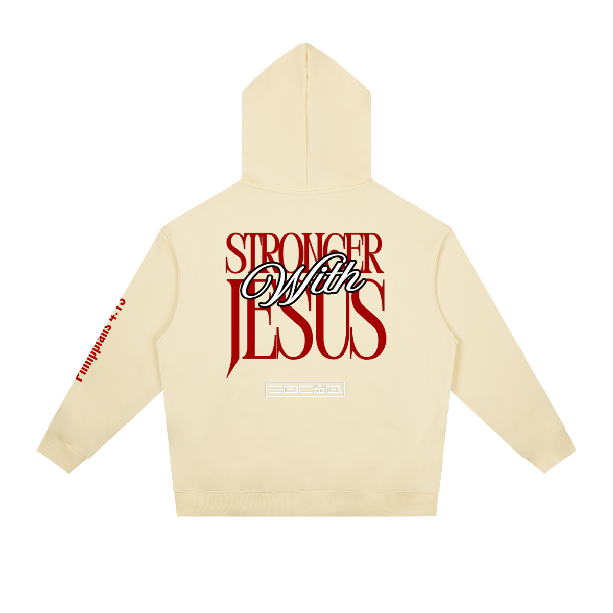 Stronger with Jesus Hoodie