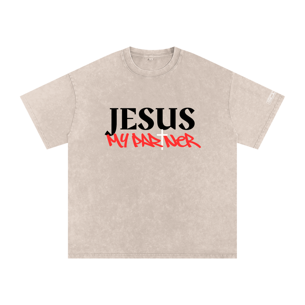 Jesus Partner Oversized Tee