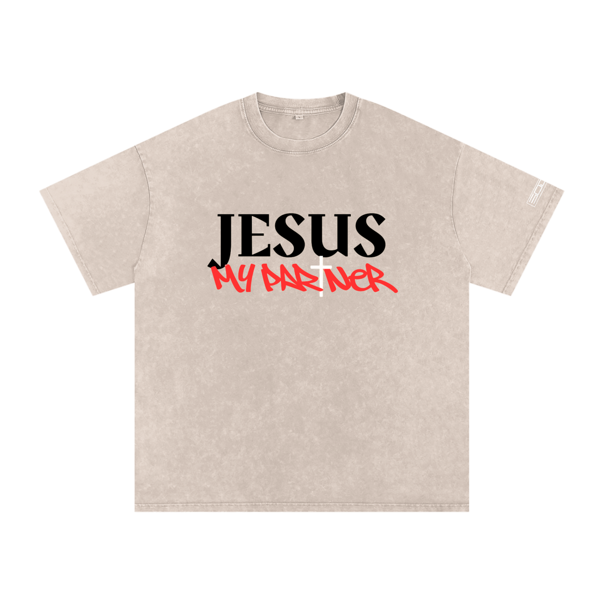 Jesus Partner Oversized Tee