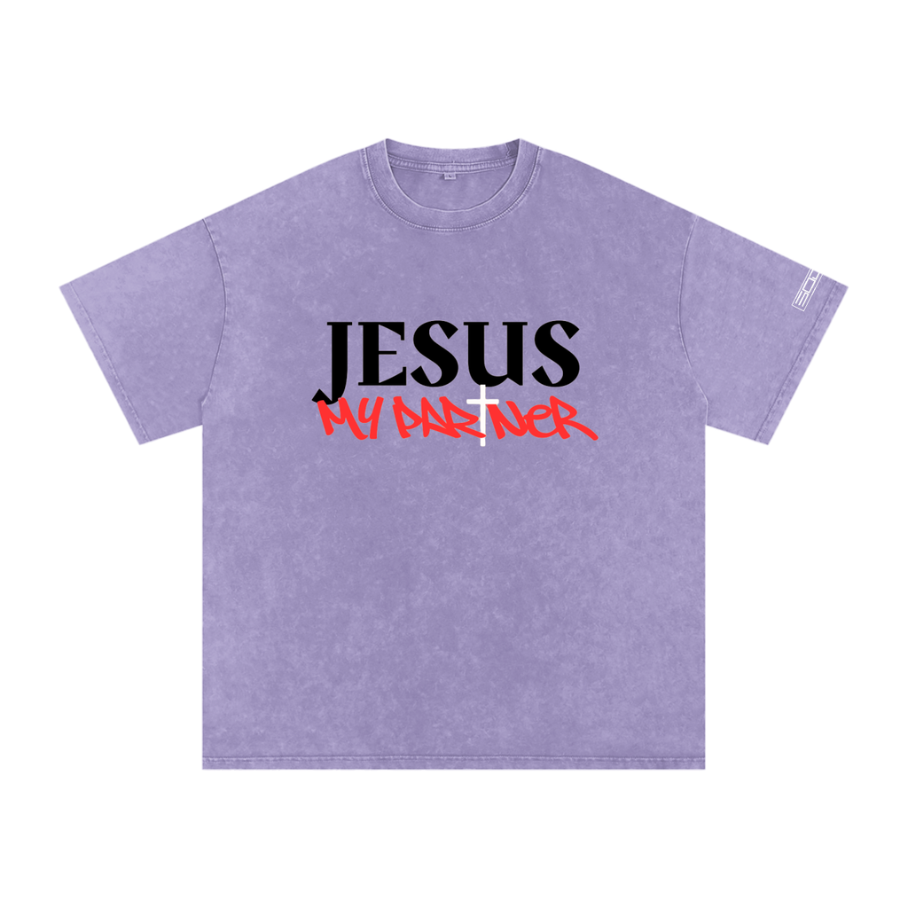 Jesus Partner Oversized Tee