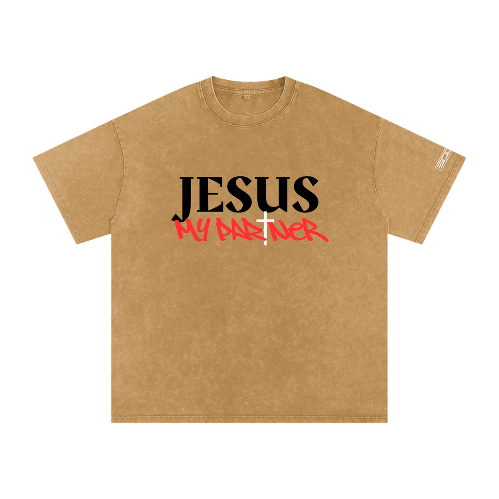 Jesus Partner Oversized Tee