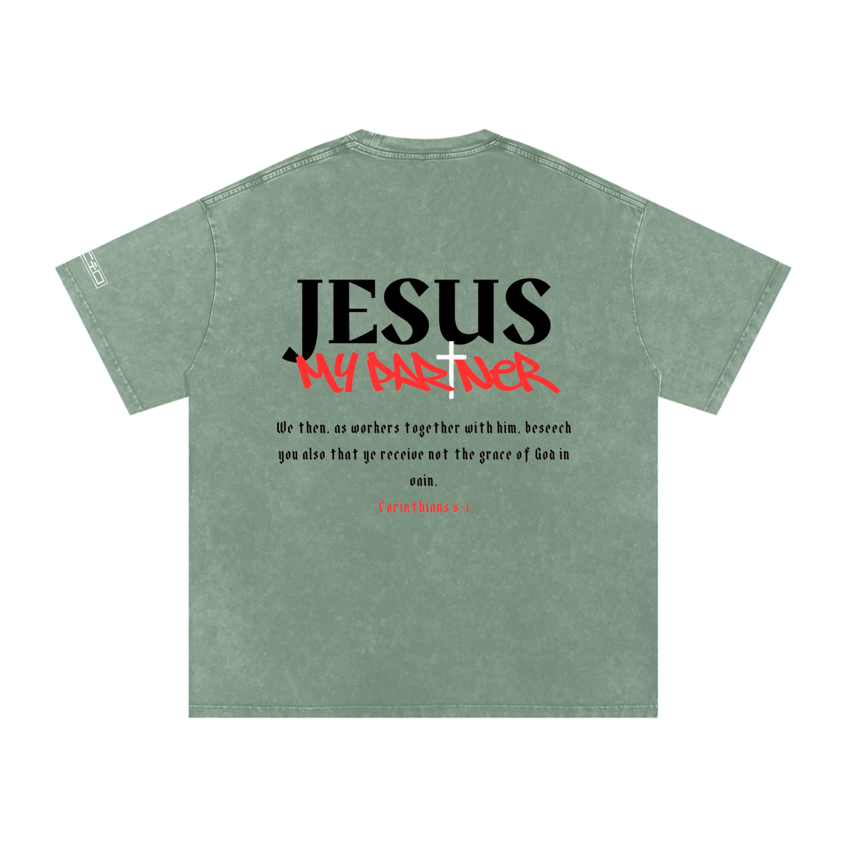 Jesus Partner Oversized Tee