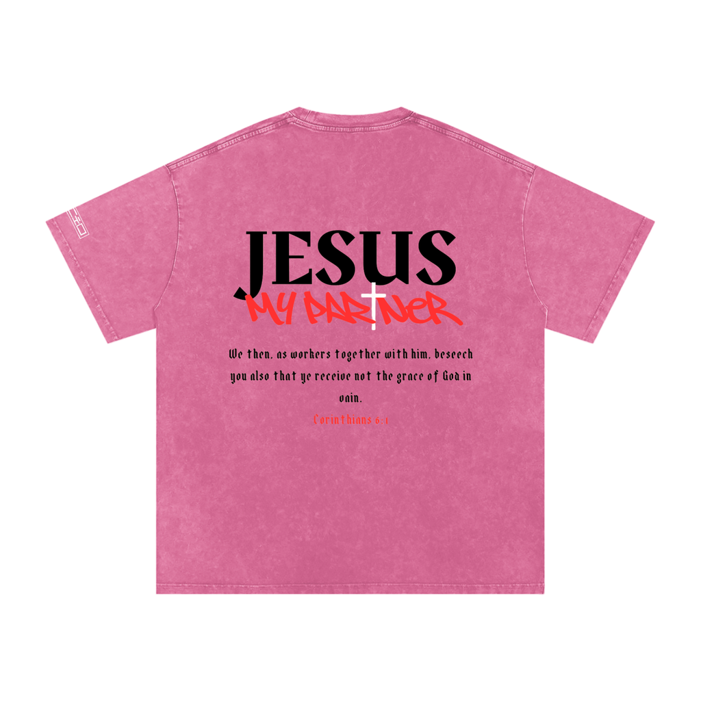 Jesus Partner Oversized Tee