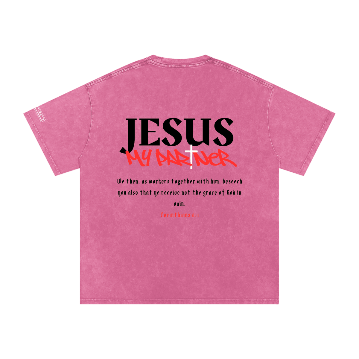 Jesus Partner Oversized Tee