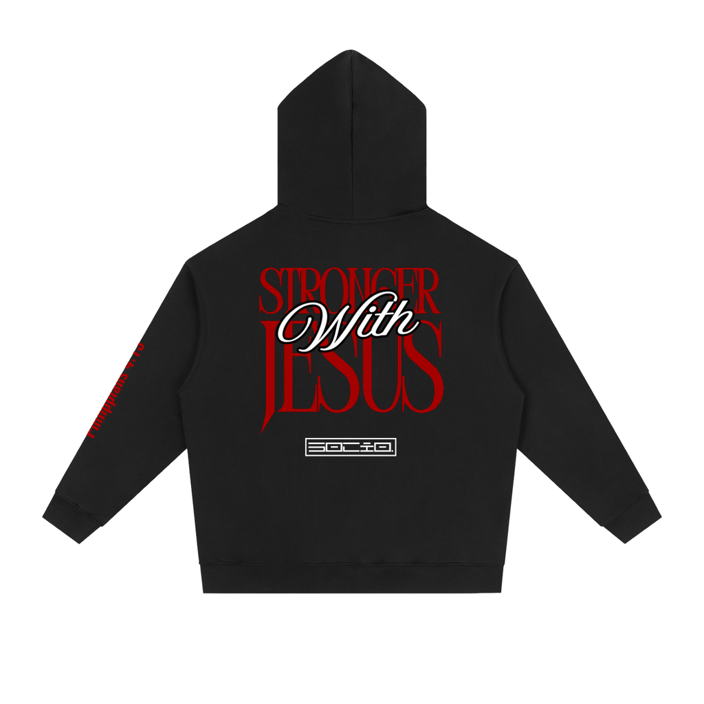 Stronger with Jesus Hoodie