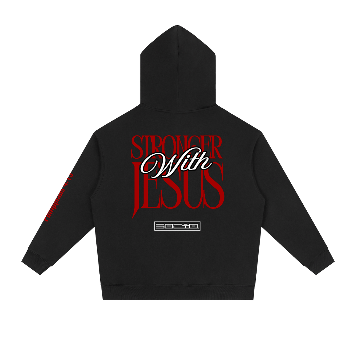 Stronger with Jesus Hoodie
