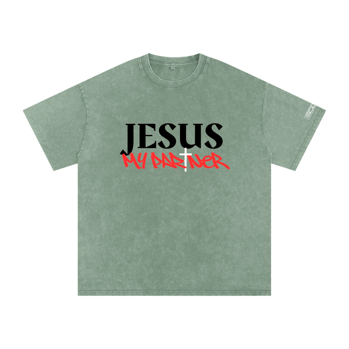 Jesus Partner Oversized Tee