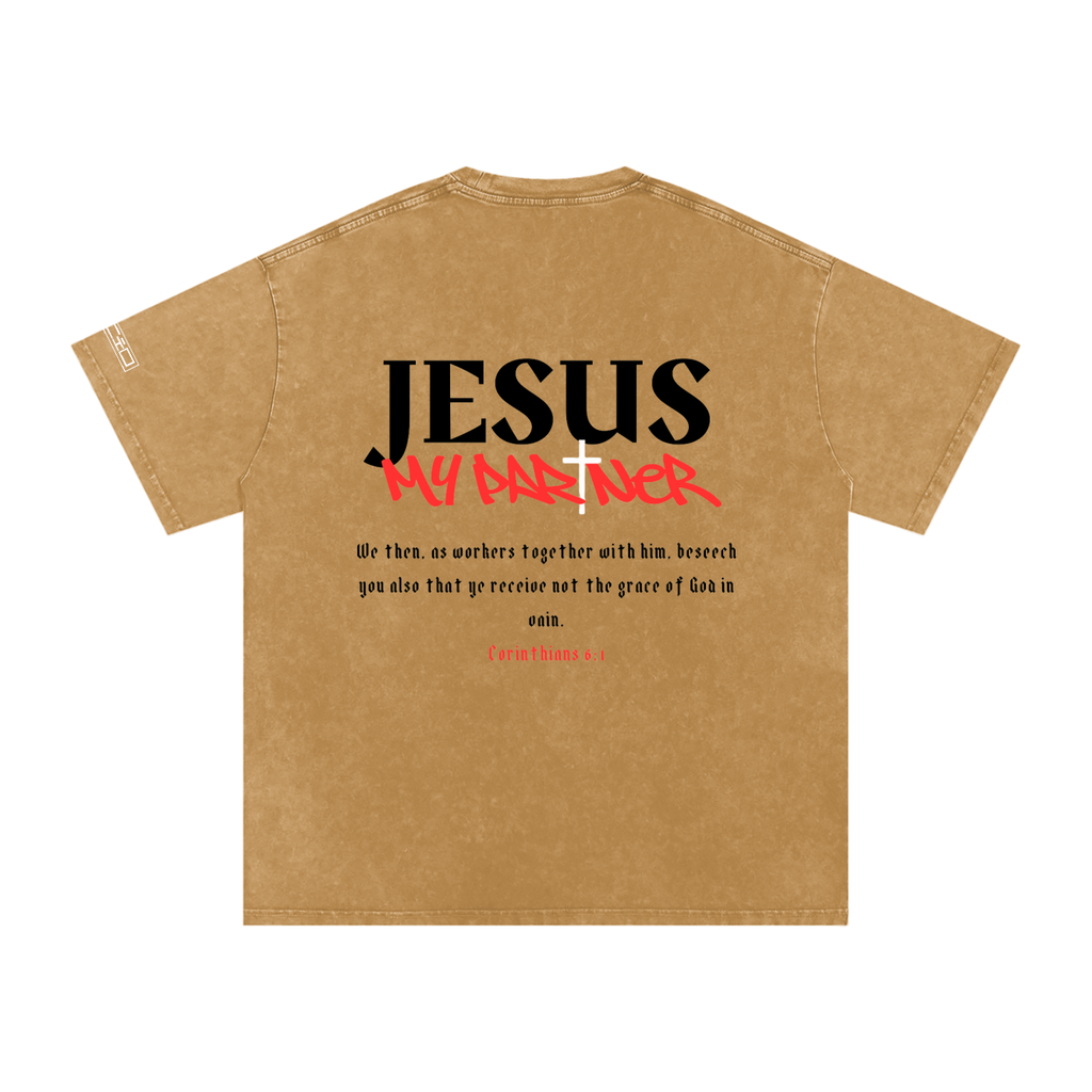 Jesus Partner Oversized Tee