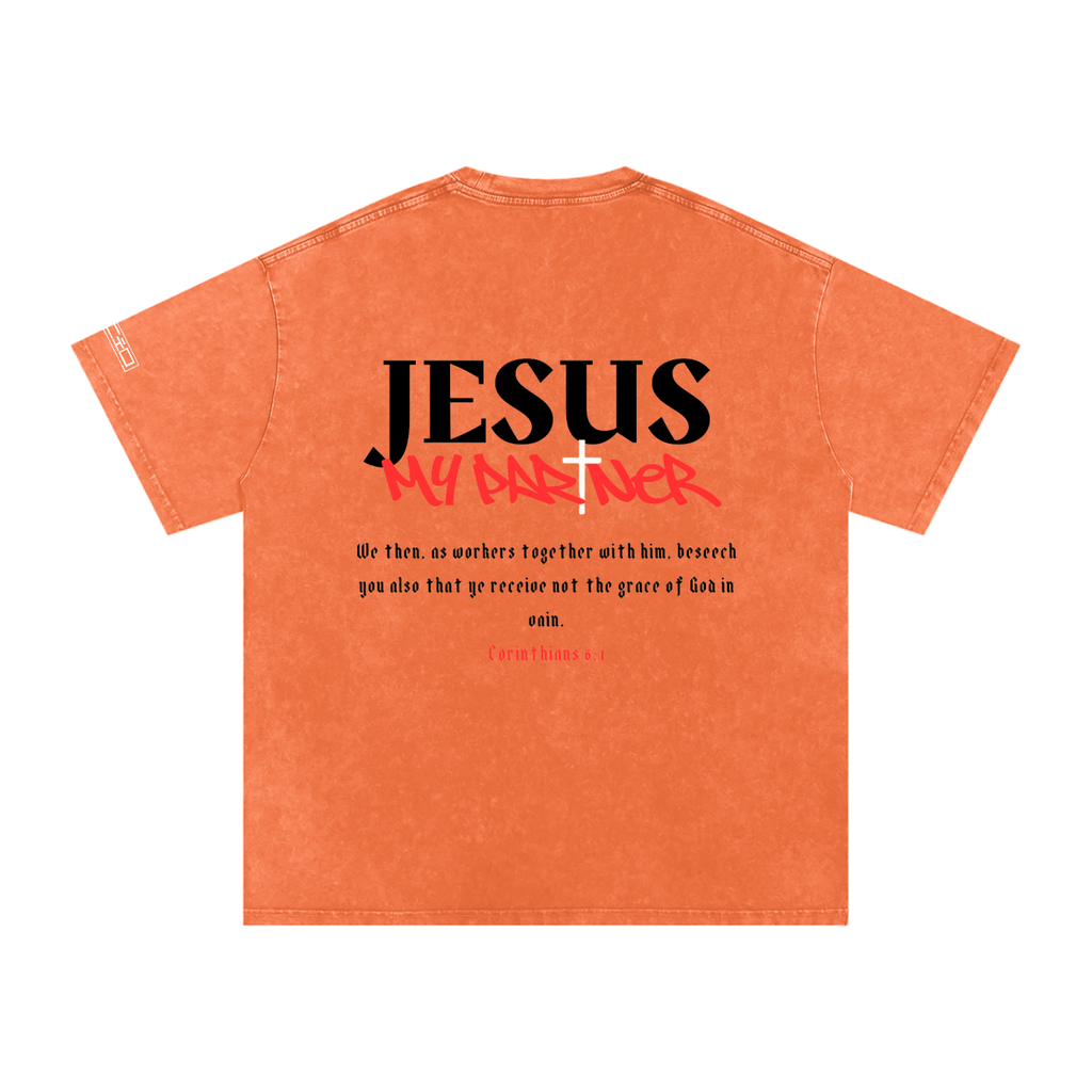 Jesus Partner Oversized Tee